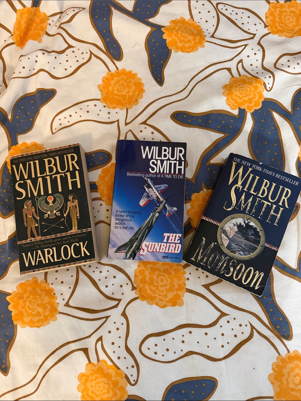 Paperback Book Set in Blue and Black